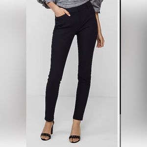 Express Skinny Mid Rise Pant + Stretch